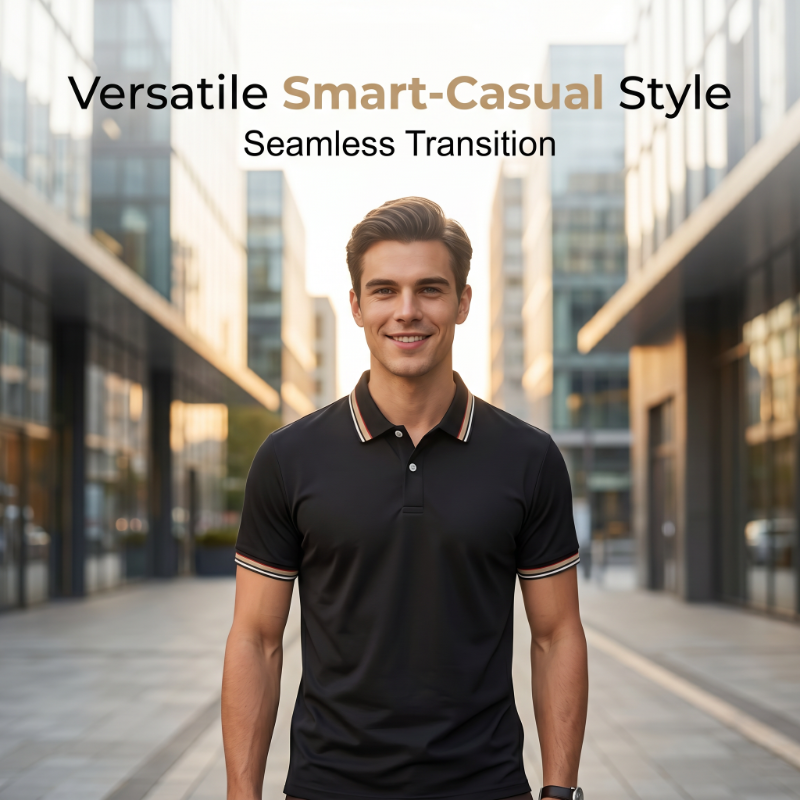 📢📢50 % DE RÉDUCTION !! ⏰T-Shirt Homme à Séchage Rapide avec Col Contrastant