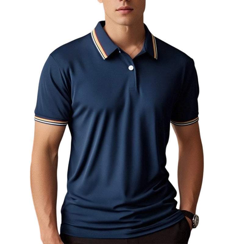 📢📢50 % DE RÉDUCTION !! ⏰T-Shirt Homme à Séchage Rapide avec Col Contrastant