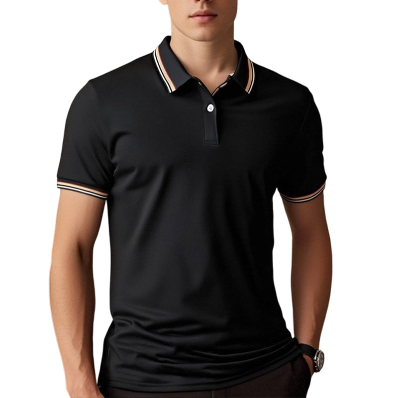 📢📢50 % DE RÉDUCTION !! ⏰T-Shirt Homme à Séchage Rapide avec Col Contrastant