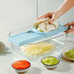 📢📢-50% ! 🥗 Ensemble Multifonction de Mandoline de Cuisine – Lames Variées & Base Antidérapante – Idéal pour Oignons, Pommes de Terre ou Fruits – Rapide & Sûr, Gain de Temps en Cuisine 🍅✨