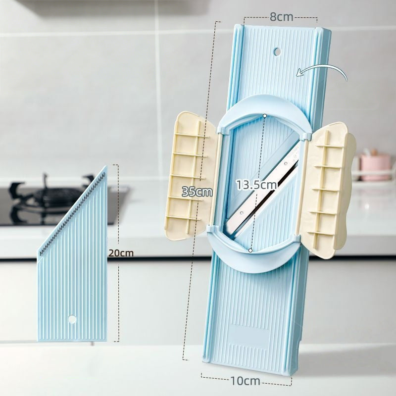 📢📢-50% ! 🥗 Ensemble Multifonction de Mandoline de Cuisine – Lames Variées & Base Antidérapante – Idéal pour Oignons, Pommes de Terre ou Fruits – Rapide & Sûr, Gain de Temps en Cuisine 🍅✨