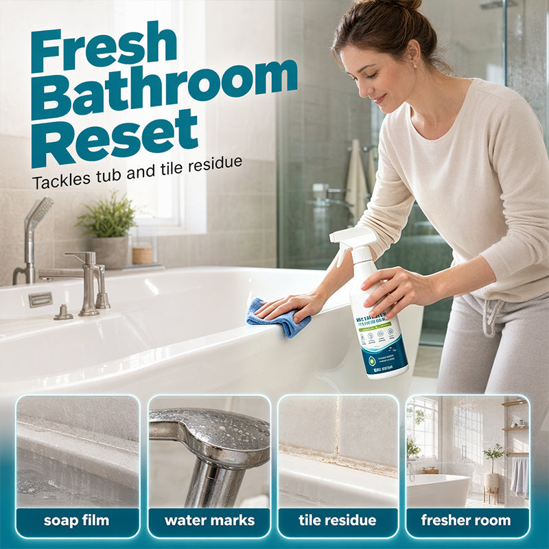 🔥Dernière journée de promotion : -50% - 🏠Spray nettoyant ménager polyvalent à grande capacité⚡Dissout la graisse, les taches et les moisissures