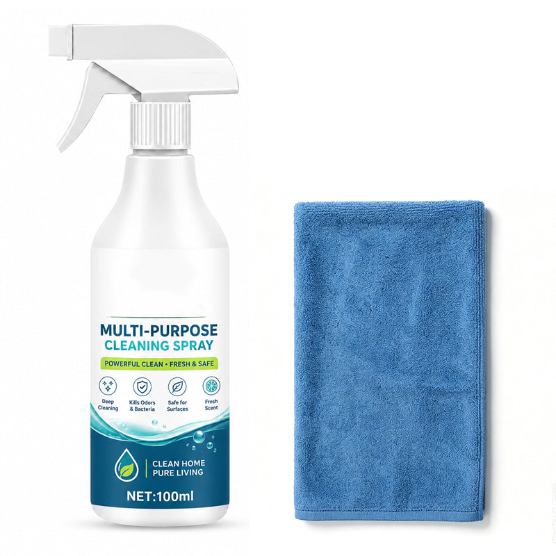 🔥Dernière journée de promotion : -50% - 🏠Spray nettoyant ménager polyvalent à grande capacité⚡Dissout la graisse, les taches et les moisissures