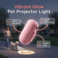 Collier lumineux anti-perte pour animaux avec projecteur de motifs de races