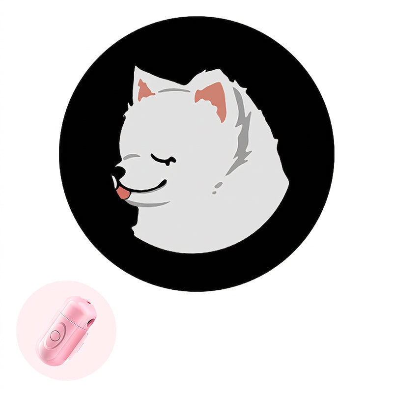 Collier lumineux anti-perte pour animaux avec projecteur de motifs de races