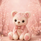 Kit DIY de patchwork en feutrine rose
