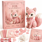 Kit DIY de patchwork en feutrine rose