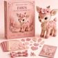 Kit DIY de patchwork en feutrine rose