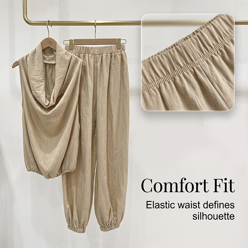 ✨ 50% DE RÉDUCTION ! 💃 Combinaison Femme Col Halter Jambe Large – Tissu Premium Respirant, Taille Élastique & Silhouette Fluide – Chic et Polyvalente – Parfaite pour la Plage, le Quotidien et les Soirées 🌸👗