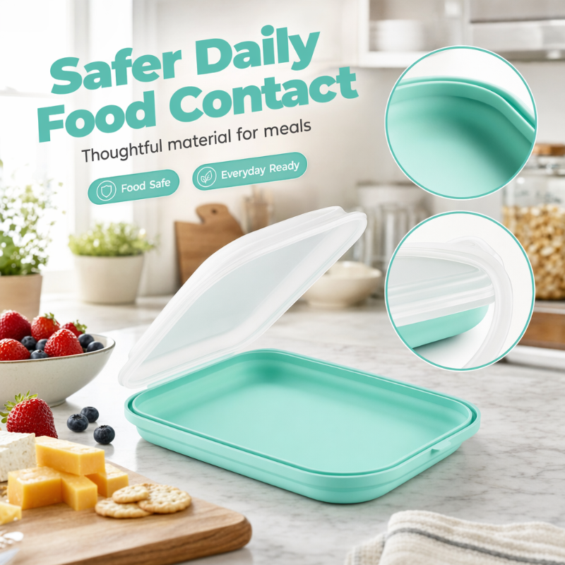 🥗 Soldes 2026 — Plus de 45 000 Vendus ! 🧺 Boîte à Déjeuner en Silicone – Couvercle Sécurisé & Corps Flexible for Repas
