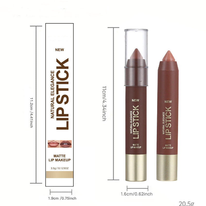 💄 -50% ! Crayon à Lèvres Mat Longue Tenue pour Femme | 2-en-1 Contour & Rouge à Lèvres | Hydratant & Non Desséchant | Pointe Triangulaire de Précision | 6 Couleurs ✨