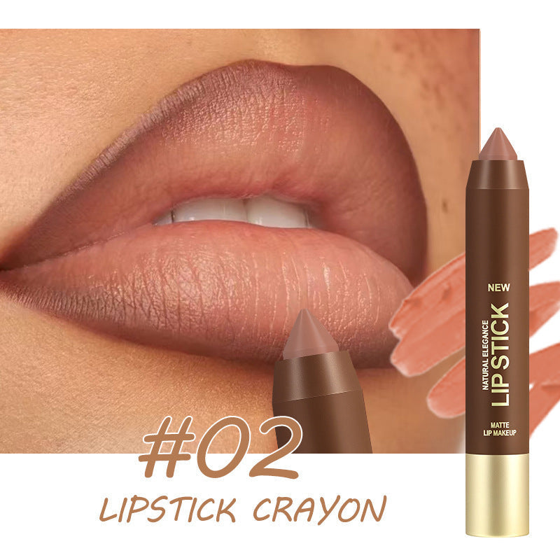 💄 -50% ! Crayon à Lèvres Mat Longue Tenue pour Femme | 2-en-1 Contour & Rouge à Lèvres | Hydratant & Non Desséchant | Pointe Triangulaire de Précision | 6 Couleurs ✨