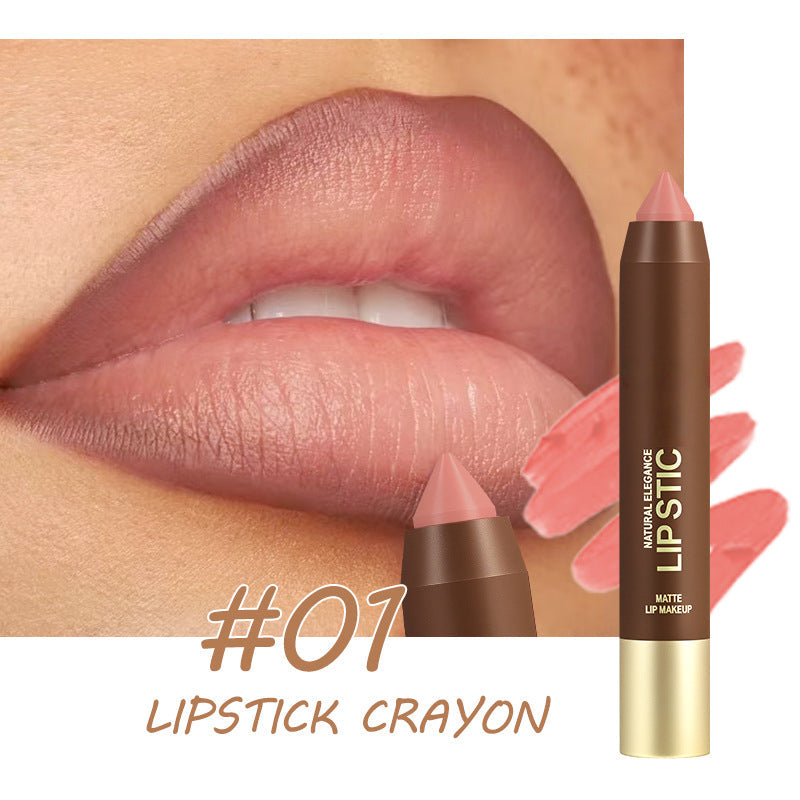 💄 -50% ! Crayon à Lèvres Mat Longue Tenue pour Femme | 2-en-1 Contour & Rouge à Lèvres | Hydratant & Non Desséchant | Pointe Triangulaire de Précision | 6 Couleurs ✨