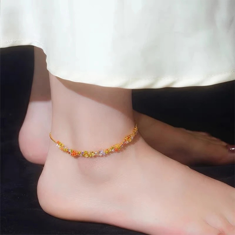 📢📢50% DE RÉDUCTION !! ⏰Bracelet Ajustable Rétro Entrelacé Multicolore en Zircon pour Femme