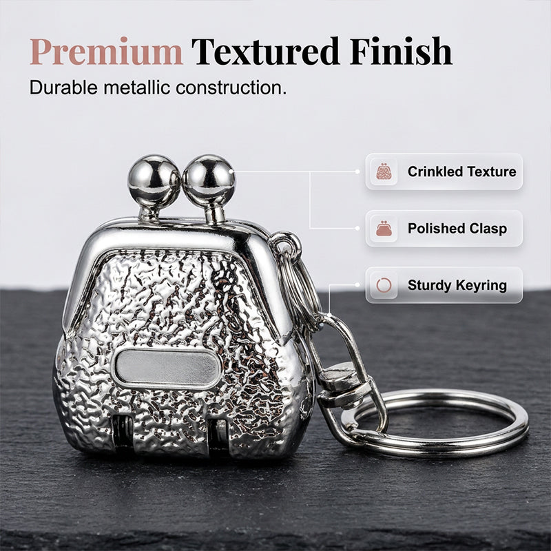 📢 1 ACHETÉ = 1 OFFERT ! ⏰ Coupe-Ongles Porte-Clés en Forme de Sac à Main Pliable – Ultra Compact, Lames Précises & Finition Métallique – Allie Mode et Fonctionnalité 👜✨