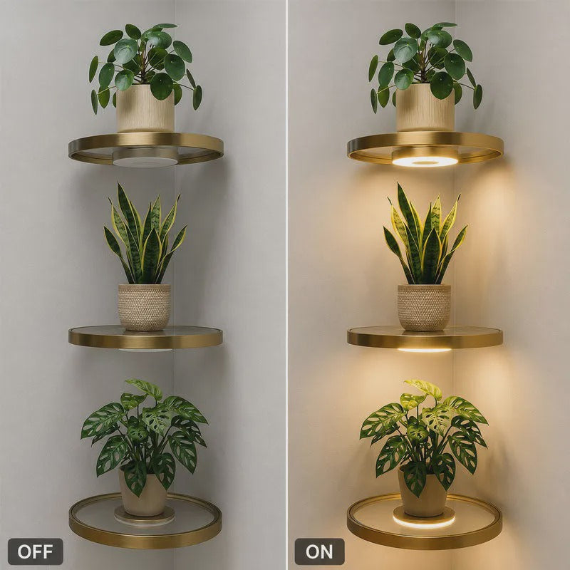🪟 ACHETEZ 3, OBTENEZ 1 GRATUIT! 💡 Étagère murale flottante avec éclairage LED intégré – Design moderne, ambiance lumineuse & installation facile – Idéale pour salon, chambre & couloir ✨