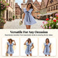 🌸👗OFFRE LIMITÉE -50% ! 🎀Mini robe babydoll à col V – Style mignon à ourlet évasé, charme au quotidien.