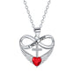 🎁Nouveautés 2026 50% DE RÉDUCTION💥Collier Croix Cœur Infini avec Pendentif Aile – Foi & Amour Éternel ✨