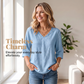 👚 -50% MAINTENANT ! ✨Blouse femme à col V – Style quotidien confortable et coupe élégante, parfaite pour le bureau et les loisirs, respirante et légère 🌸
