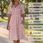 🎉 Soldes 2026 — Plus de 49 000 Vendues ! 🌸 Robe Imprimée Décontractée à Col V – Tissu Premium Doux 👗