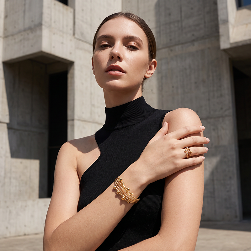 🎉 Soldes 2026 — Plus de 31 000 ventes !✨ Ensemble Bracelet Enroulé Brillant 💫