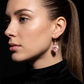💖 50% DE RÉDUCTION ! ✨ Boucles d’Oreilles Pendantes Cœur – Cuivre & Strass – Design Romantique & Léger for Femme