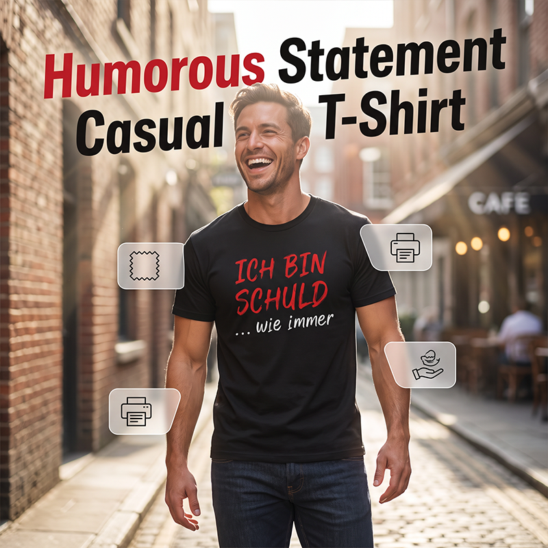 🎁Nouveautés 2026 : 50 % de réduction !💥 T-shirt allemand humoristique pour homme – Un cadeau génial et un design unique – Parfait pour les potes qui aiment rire.