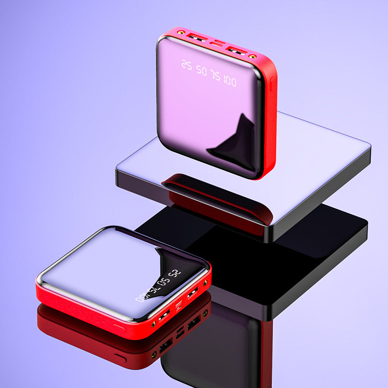 🔋 Mini Banque d’Alimentation Portable — 3600 à 20000 mAh, 4 Ports USB, Double LED, Charge Rapide ⚡