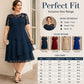Robe élégante grande taille à volants pour femmes