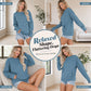 📢📢50% DE RÉDUCTION !! ⏰🌸 Sweat à col rond oversize femme – Coupe ample décontractée, matière douce et respirante, l’indispensable d’un look effortless au quotidien ☁️👖