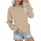 📢📢50% DE RÉDUCTION !! ⏰🌸 Sweat à col rond oversize femme – Coupe ample décontractée, matière douce et respirante, l’indispensable d’un look effortless au quotidien ☁️👖