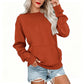 📢📢50% DE RÉDUCTION !! ⏰🌸 Sweat à col rond oversize femme – Coupe ample décontractée, matière douce et respirante, l’indispensable d’un look effortless au quotidien ☁️👖