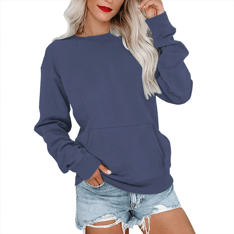 📢📢50% DE RÉDUCTION !! ⏰🌸 Sweat à col rond oversize femme – Coupe ample décontractée, matière douce et respirante, l’indispensable d’un look effortless au quotidien ☁️👖