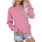 📢📢50% DE RÉDUCTION !! ⏰🌸 Sweat à col rond oversize femme – Coupe ample décontractée, matière douce et respirante, l’indispensable d’un look effortless au quotidien ☁️👖
