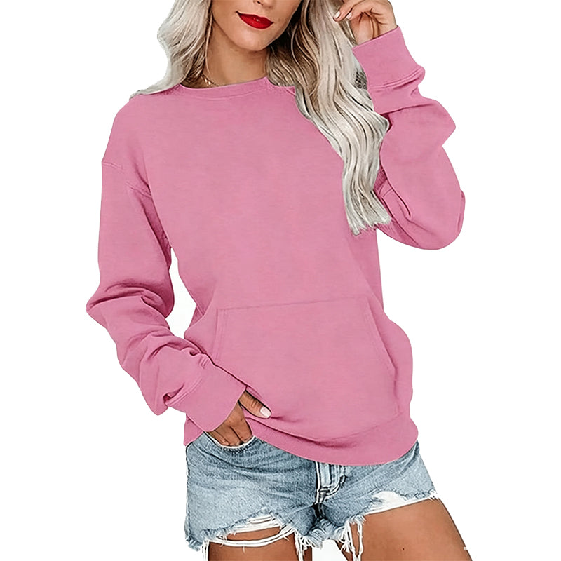 📢📢50% DE RÉDUCTION !! ⏰🌸 Sweat à col rond oversize femme – Coupe ample décontractée, matière douce et respirante, l’indispensable d’un look effortless au quotidien ☁️👖