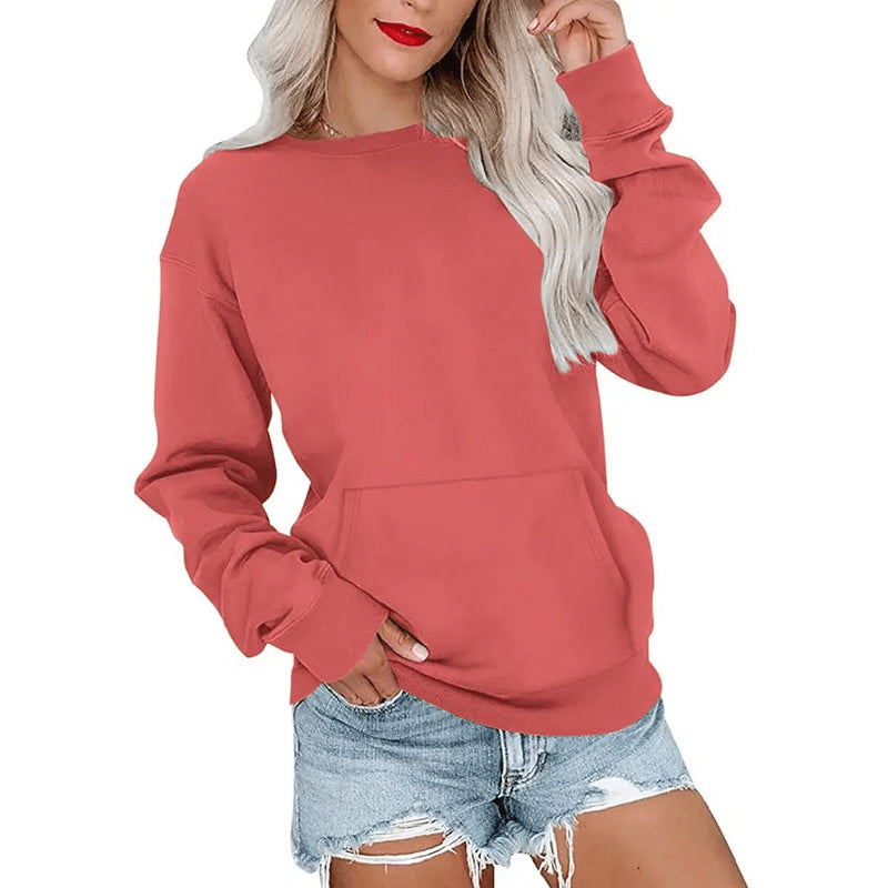 📢📢50% DE RÉDUCTION !! ⏰🌸 Sweat à col rond oversize femme – Coupe ample décontractée, matière douce et respirante, l’indispensable d’un look effortless au quotidien ☁️👖