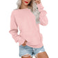 📢📢50% DE RÉDUCTION !! ⏰🌸 Sweat à col rond oversize femme – Coupe ample décontractée, matière douce et respirante, l’indispensable d’un look effortless au quotidien ☁️👖