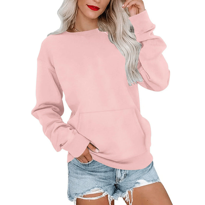 📢📢50% DE RÉDUCTION !! ⏰🌸 Sweat à col rond oversize femme – Coupe ample décontractée, matière douce et respirante, l’indispensable d’un look effortless au quotidien ☁️👖