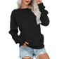 📢📢50% DE RÉDUCTION !! ⏰🌸 Sweat à col rond oversize femme – Coupe ample décontractée, matière douce et respirante, l’indispensable d’un look effortless au quotidien ☁️👖