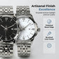 ⌚ 50% DE RÉDUCTION ! ✨ Montre Quartz Classique Homme – Acier Inoxydable – Chronographe & Verre Minéral for Bureau & Occasions
