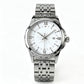 ⌚ 50% DE RÉDUCTION ! ✨ Montre Quartz Classique Homme – Acier Inoxydable – Chronographe & Verre Minéral for Bureau & Occasions
