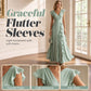 🌸 50% DE RÉDUCTION! 👗 Robe Maxi en Mousseline Col V & Volants – Fluide, légère & romantique – Parfaite pour les journées ensoleillées et les soirées d'été ☀️