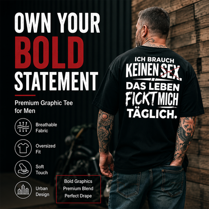 T-shirt homme avec slogan allemand humoristique
