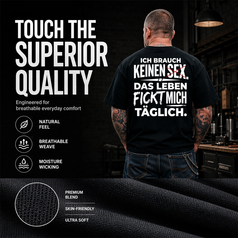 T-shirt homme avec slogan allemand humoristique