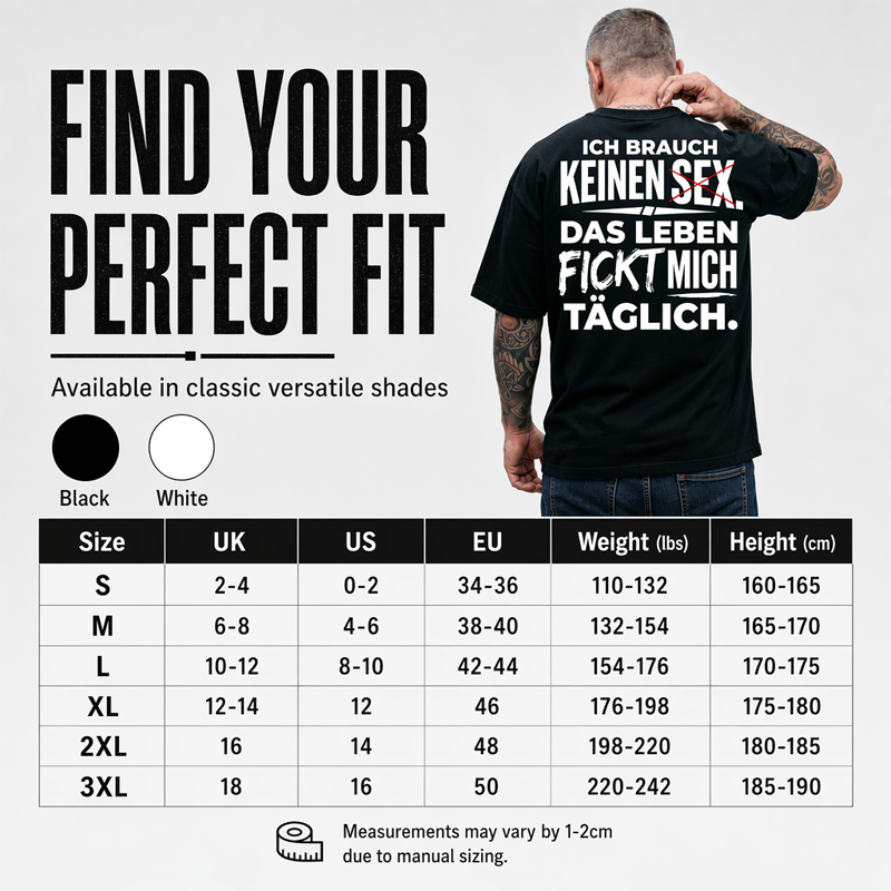 T-shirt homme avec slogan allemand humoristique
