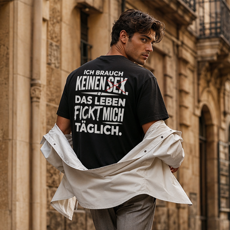 T-shirt homme avec slogan allemand humoristique