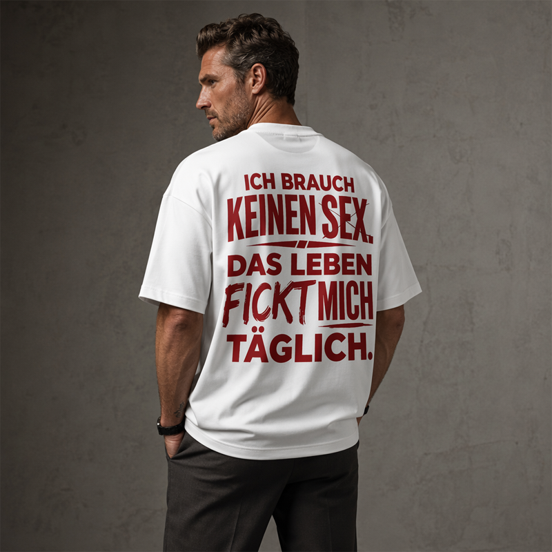 T-shirt homme avec slogan allemand humoristique