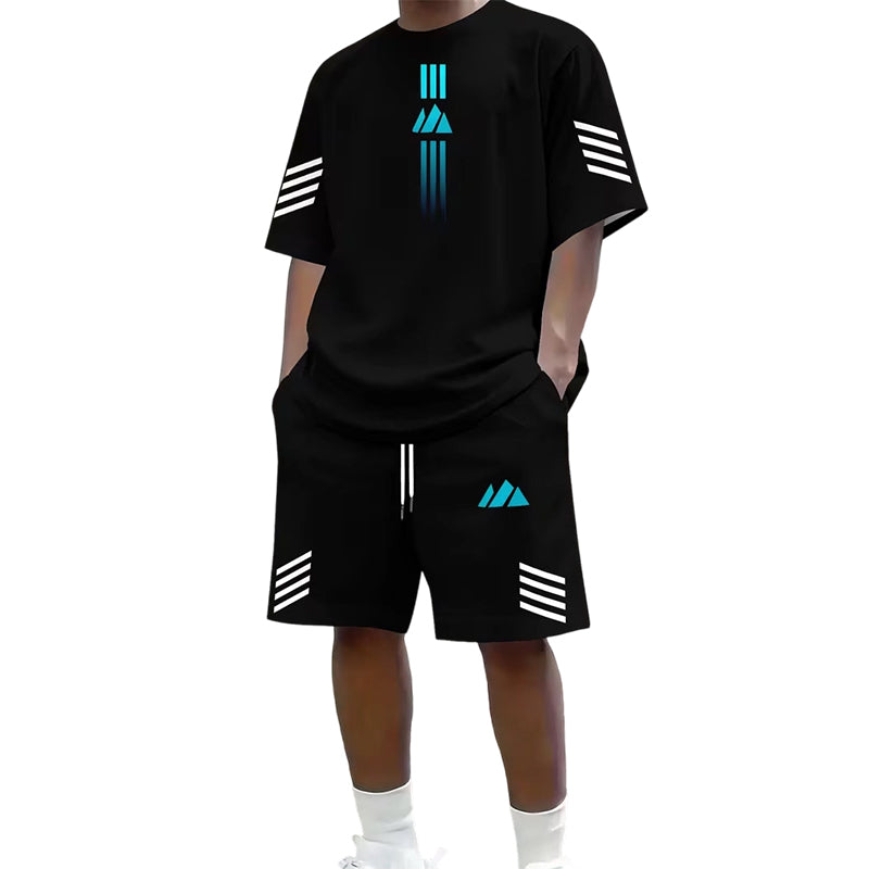 🎉 2026 Soldes — Plus de 29 000 vendus ! 💞 Ensemble Deux Pièces T-Shirt & Short d'Été pour Homme