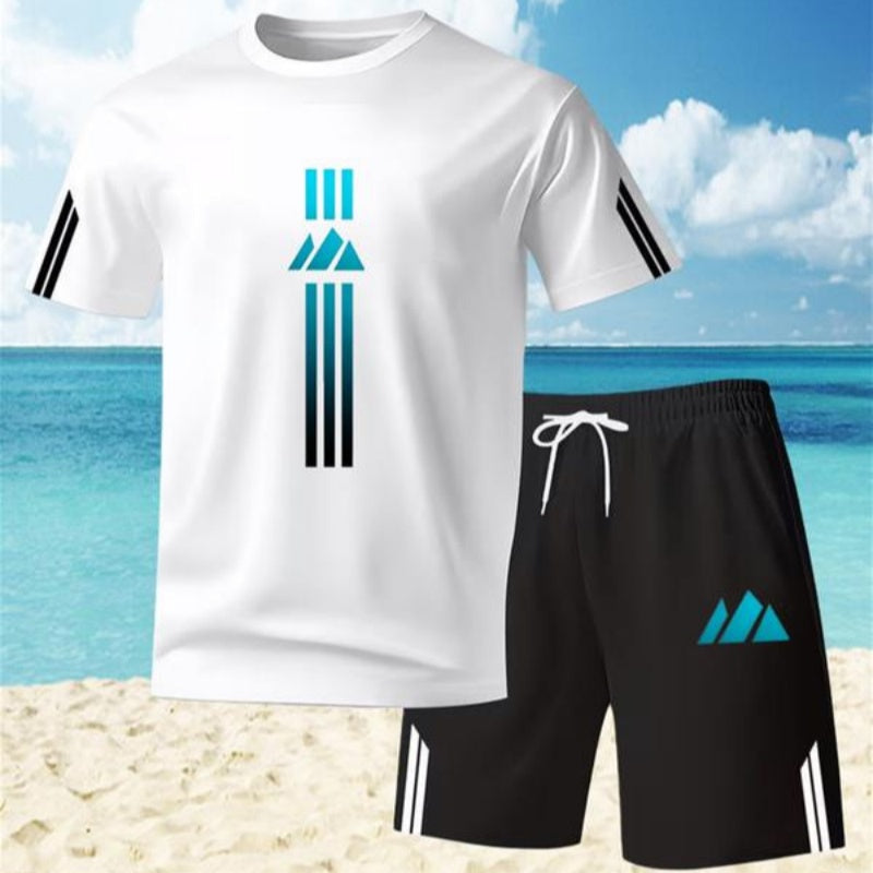 🎉 2026 Soldes — Plus de 29 000 vendus ! 💞 Ensemble Deux Pièces T-Shirt & Short d'Été pour Homme