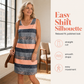 Robe rayée sans manches pour femme